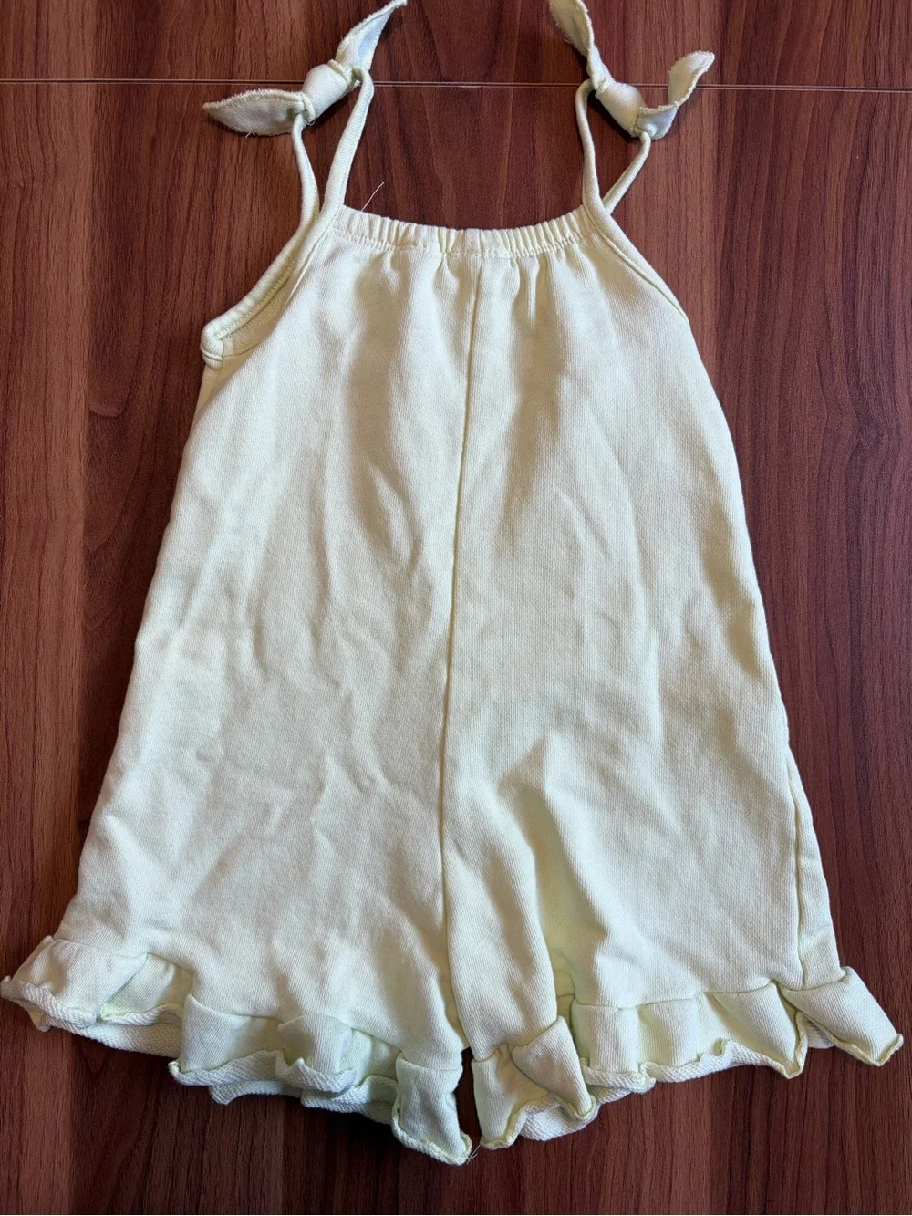 Zara 3-4Y Light Yellow Short Romper